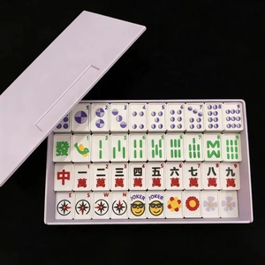 Juego de 160 Fichas de Mahjong Americano en Relieve 3D con Tapete Flotante - Product Image 2