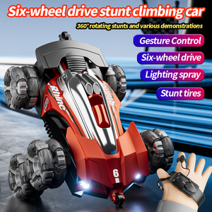 Voiture télécommandée électrique tout-terrain à détection gestuelle, pour cascades et drifts, avec éclairage et fonction de pulvérisation – un jouet incroyable - Product Image 4