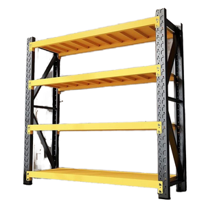 Étagère d'entrepôt en acier 2000*600*2000 mm, 4 niveaux, légère, empilable, pour <span class=keywords><strong>garage</strong></span>, solution de stockage durable - Product Image 1