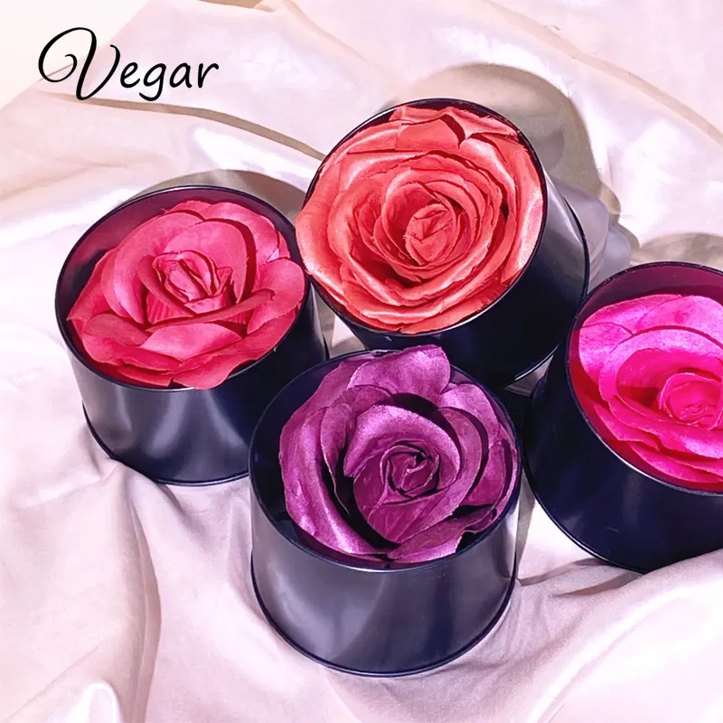 New Design Hot Sales 3D Rose Blushes Customized Blush Low MOQ High Pigment Rose Blush