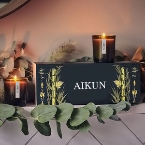 Juego de Velas Aromáticas AIKUN 3 en 1, Aroma Intenso a Frutas y Canela, para Bodas - Product Image 4