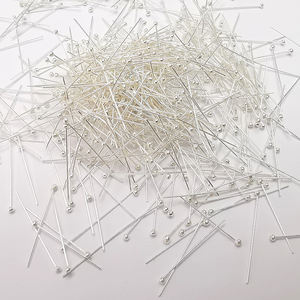 Alfileres de Plata de Ley 925 para Fabricación de Joyería, Suministros para Manualidades, 20mm/25mm/30mm/35mm/40mm/45mm/50mm/60mm de Longitud, 1.5mm 2.0mm - Product Image 2