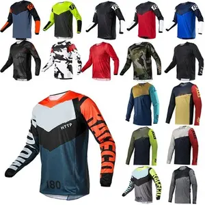 Dropshipping Pro Team Sublimation Transfer Plain Bicycling Mountain Bike Clothing Custom Colombian Cycling Jersey short sleeve