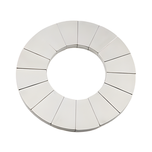Piezas de Motor magnético redondo de la serie <span class=keywords><strong>DK</strong></span>, imán de neodimio con patrón de segmento de arco de Rotor de estator, producto compuesto permanente Ndfeb - Product Image 1