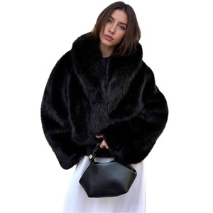 Nuovo <span class=keywords><strong>Cappotto</strong></span> Invernale da <span class=keywords><strong>Donna</strong></span> Corto <span class=keywords><strong>in</strong></span> Finta <span class=keywords><strong>Pelliccia</strong></span> Spessa, Ecologico, <span class=keywords><strong>con</strong></span> Grande Colletto, Imbottitura <span class=keywords><strong>in</strong></span> Cotone, Lussuoso, a Quadri <span class=keywords><strong>con</strong></span> <span class=keywords><strong>Tasche</strong></span> Goffrate - Product Image 5