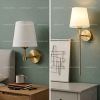Appliques murales à piles rechargeables sans fil avec télécommande, lampe murale RGB à intensité variable pour la décoration murale de chambre à coucher, 1800 mAh