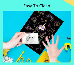 Papier à gratter magique pour enfants, <span class=keywords><strong>dessin</strong></span> animé, art à gratter, vente chaude - Product Image 6
