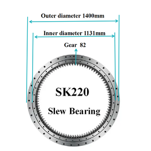 Slewing נושאת טבעות טבעת חלקים נדנדה אישית מחפר נוף טדאנו TM-Z300 סודורטי ג 'ירטוריה פארא לה חופר אדורה - Product Image 6