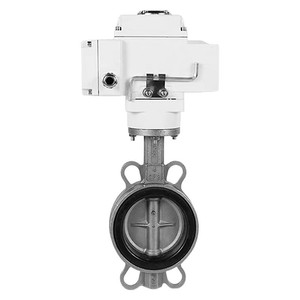 Senfm Electric Wafer Butterfly Valve DN20 PTFE Soft <b>Seal</b> 220V For Water Flow Control - Product Image 1