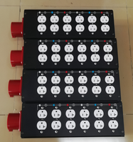 Disjoncteur ST 32A 220V en cuivre et acier, protection IP44, prises Edison US, panneau de distribution d'alimentation 110V, 12 prises pour l'audio