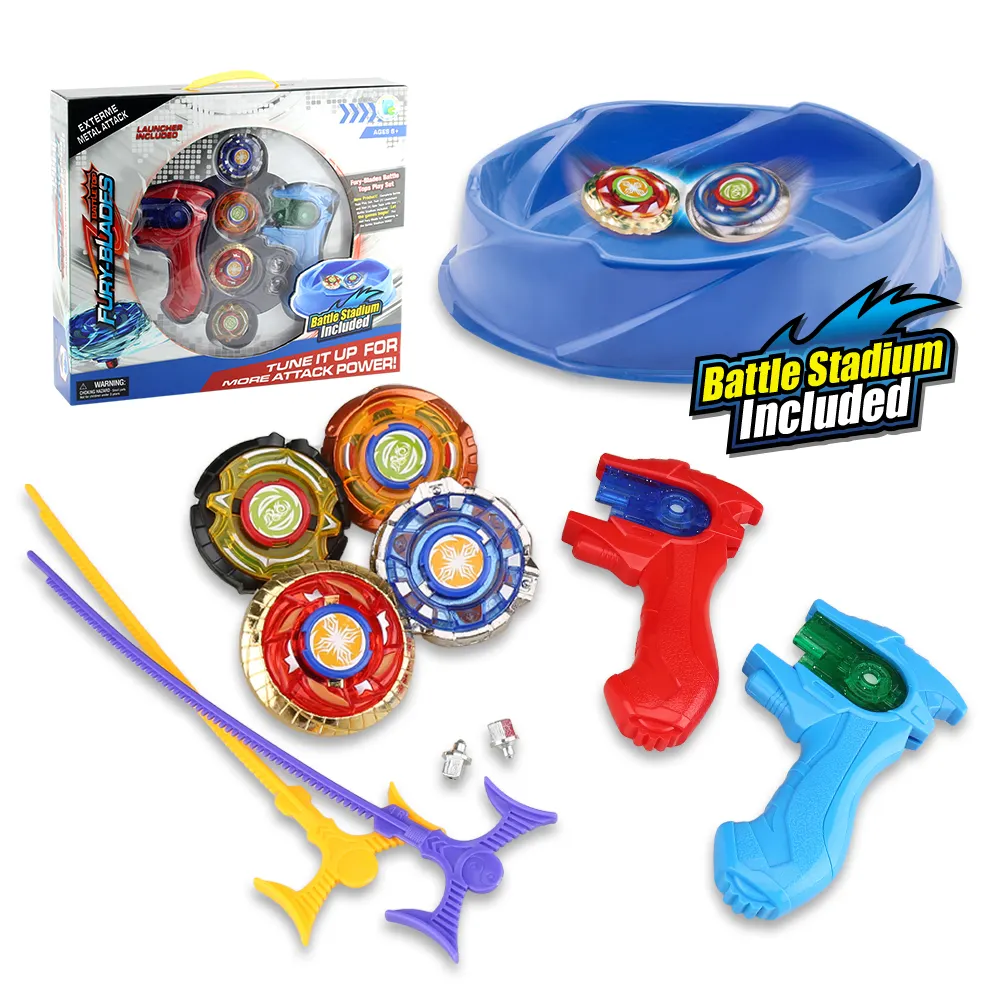 Perfect Balance Desktop Toy Classic Toys Metal Spinning Tops with Battle Stadium Included Unique Gift for Kids / Adults