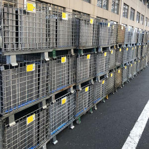 Conteneur de fil pliable avec roulettes pour équipement de cargaison et de stockage - Product Image 5