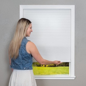 <span class=keywords><strong>Persiana</strong></span> plisada temporal autoadhesiva inalámbrica Material de papel de instalación incorporada de fácil fijación con técnica simple - Product Image 3