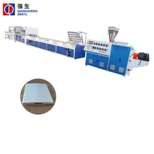 Twin Screw Extruder PVC plastic Plantation Shutter profile production line machinery