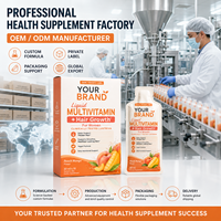 Complément alimentaire liquide multivitaminé pour femmes en sachet, marque privée, favorise la croissance des cheveux et la santé de la peau, supplément nutritionnel quotidien, OEM ODM personnalisé
