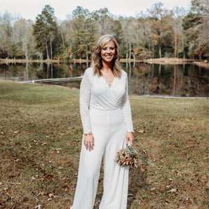 Tuta in Pizzo Avorio per Matrimonio # 1169 - Product Image 4