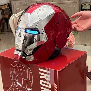 Casco de Iron Man, Máscara Facial de Metal de Alta Calidad con Control por Voz/Remoto/Táctil, Máscara Funcional para Halloween - Product Image 2