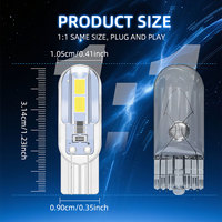 Ampoule LED T10 2835 4SMD 168 194 lumière stroboscopique 12V dôme intérieur de voiture super lumineux pour lampe de lecture de voiture indicateur de largeur