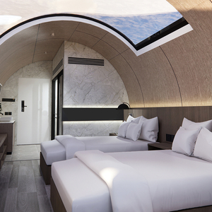 Casa contenedor de estilo nórdico, casa contenedor de cápsula espacial prefabricada móvil expandible portátil - Product Image 5