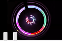 Tapón de Válvula para Bicicleta, Accesorios Pequeños, Válvula para Bicicleta de Montaña, Equipo para Bicicleta, Luz Nocturna para Ruedas, Linterna para Neumáticos