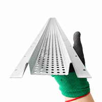 Joint de ventilation en acier galvanisé pour sous-couverture, protection contre l'humidité et drainage mural, ventilation d'air 3/4 pouce 7/8 pouce