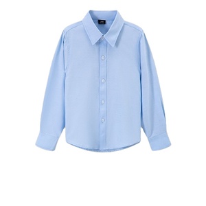 Chemise à manches longues à col Peter Pan pour filles, uniforme scolaire primaire, collège, <span class=keywords><strong>lycée</strong></span>, hauts pour enfants - Product Image 2