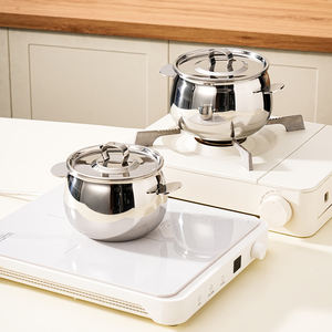 Tanque de almacenamiento de aceite de acero inoxidable 316, contenedor de almacenamiento de manteca de cocina con doble asa, olla para aceite con filtro. - Product Image 5