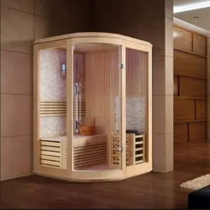 2 person CEDAR SPRUCE hemlock wood sauna room