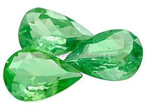 Grenat vert Pierre précieuse en vrac Personnaliser Pierre précieuse naturelle Taillée en facettes Toutes formes Pierre précieuse authentique de qualité supérieure Tsavorite Pierre précieuse certifiée - Product Image 4