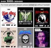 T-shirts Streetwear Personnalisés en Coton 100% 230g, Coupe Ample, Respirants, Écologiques, Style Vintage Hip Hop, Imprimés DTF DTG – Vente en Gros