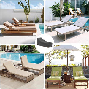 ผ้าคลุมเก้าอี้ชายหาดผ้าอ๊อกซ์ฟอร์ด กันน้ำ กันแดด กันฝุ่น สีพื้น ขาเรียว สำหรับเก้าอี้เอนหลังกลางแจ้ง ป้องกันเฟอร์นิเจอร์ลานบ้าน - Product Image 2