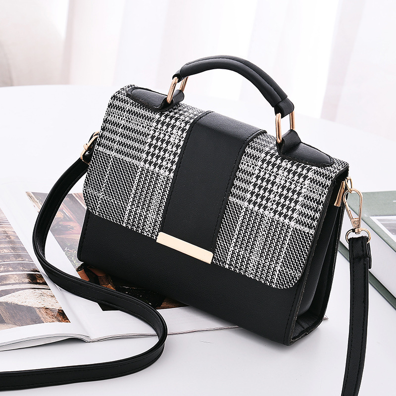 Wholesale Splice Shoulder Bags Fashion PU
