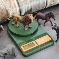 Figurines d'animaux de la savane Toymany, lot de 8 - Lionnes et tigres réalistes - Plastique 12 cm - Animaux sauvages du zoo et de la jungle - Maternité