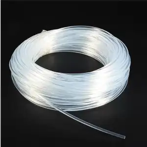 1.5mm 2.5mm Plastic Fiber Optical Cable Transparent Side Glow PMMA POF For Ceiling Decoration