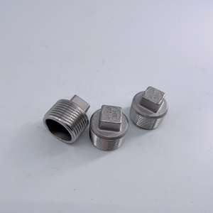 Cf8 304 thép không gỉ NPT/BSP/G ren cắm vòng tròn bằng vuông cắm cho ống mịn <span class=keywords><strong>1</strong></span>/4 inch bề mặt vật liệu <span class=keywords><strong>1</strong></span>/8 inch - Product Image 3