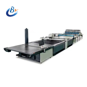Máy cắt vải công nghiệp nhiều <span class=keywords><strong>l</strong></span>ớp Máy cắt vải da CNC của thiết bị máy cắt dao dao - Product Image 2