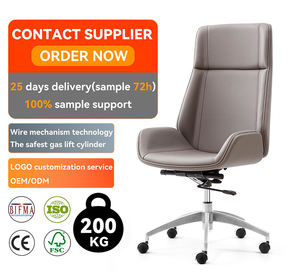 Nhà máy trực tiếp da sang trọng xoay điều hành Ghế văn phòng cho văn phòng chính hãng Da anager cao trở lại PU ghế - Product Image 1