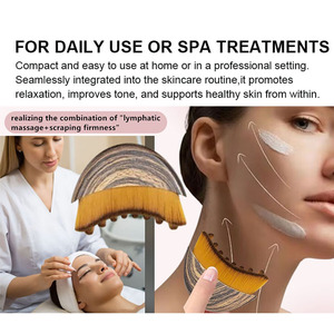 Cepillo Facial <span class=keywords><strong>de</strong></span> <span class=keywords><strong>Contorno</strong></span> Linfático con Cerdas Sintéticas Suaves y Logotipo Personalizado, Herramienta <span class=keywords><strong>de</strong></span> Belleza Portátil <span class=keywords><strong>de</strong></span> Doble Efecto, Masajeador para <span class=keywords><strong>Ojos</strong></span> y Cuello - Product Image 5