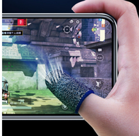 Gants de jeu pour hommes, 1 paire de gants de doigt, résistants à la sueur, pour écran tactile professionnel, pour Pubg sur téléphones mobiles
