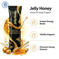 OEM Sachets individuels de gelée de miel, Gelée royale fraîche personnalisée au miel et au Ginseng, en vente chaude