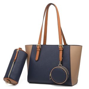 Bolso de mano para mujer, bolso de hombro a la moda para mujer, bolso de tres piezas - Product Image 4
