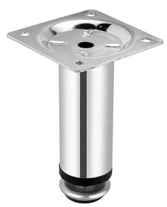 फर्नीचर पैर टेबल पैर फैक्टरी प्रत्यक्ष के लिए समायोज्य दौर ट्यूब धातु सोफे पैर कैबिनेट पैर लोहे सोफे समकालीन 60*60mm - Product Image 4