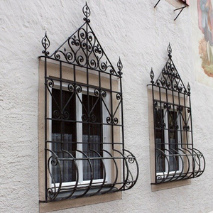 Decorative Steel <strong>Window</strong> <strong>Security</strong> <strong>Bars</strong> <strong>for</strong> Construction Wrought Iron <strong>Bars</strong> <strong>for</strong> <strong>Windows</strong> OEM - Product Image 6