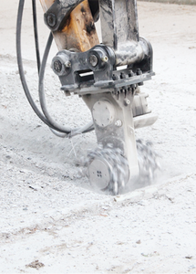 Mesin penggali batu <span class=keywords><strong>Mini</strong></span>, pemotong Drum berputar 360 derajat untuk 2 Ton suku cadang mesin konstruksi ekskavator - Product Image 4