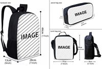 Nouvel ensemble de sacs à dos en polyester Shanhaijing pour enfants, tendance et très vendu, pour élèves du primaire, trois pièces, mignon et léger