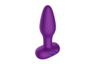 Plug anal vibrant rotatif à 360°, 10 vibrations et 4 rotations, télécommande via application, masseur de prostate en silicone, OEM ODM, logo personnalisé