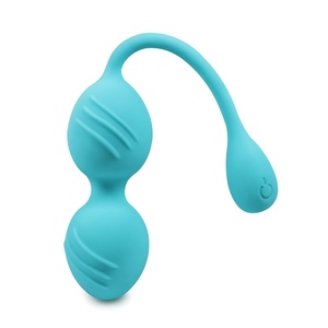 Volwassenen seks IPX7 waterdichte tactiele vibrerende kegelbal verzwaarde <span class=keywords><strong>vagina</strong></span> verstevigingsoefenaar vrouw USB oplaadbaar 10 - Product Image 1