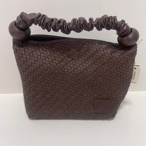 Nouveauté, vente chaude, sac seau de rangement de luxe fait à la main, personnalisé, écologique, imperméable, en PU tissé, avec fermeture éclair, pour femmes - Product Image 1