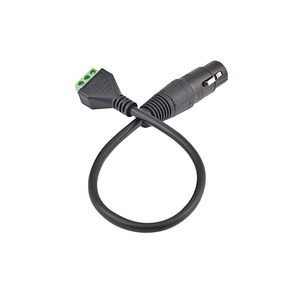 XLR Connector 3 Pins Green Terminal Block <b>Microphone</b> Receptacle Audio Adapter <b>Cable</b> - Product Image 5