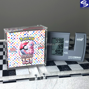 Syp 99% UV bảo vệ từ acrylic hộp hiển thị Pokemon sóng nhiệt Arena Booster box với nam châm mạnh mẽ Top Nắp Acryl trường hợp - Product Image 3